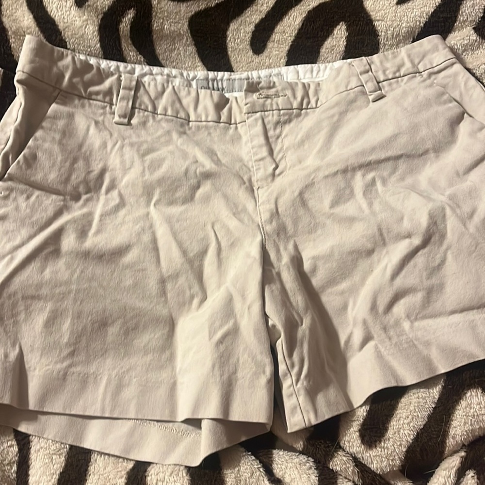 cream shorts